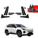GrizzGlass BodyShield Carbon Car Pillar Protective Film Toyota RAV4 (2026) [12in1]
