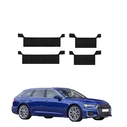 GrizzGlass HeavyDuty Black Door Sill Protective Film Audi A6 C8 Kombi (2018-2023) [4in1]