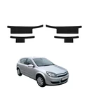 GrizzGlass HeavyDuty Black Door Sill Protective Film Opel Astra H Hatchback 5D (2004-2014) [4in1]