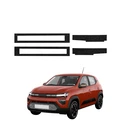 GrizzGlass HeavyDuty Black Door Sill Protective Film Dacia Spring (2024-2026) [4in1]