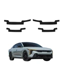 GrizzGlass HeavyDuty Black Door Sill Protective Film Kia K4 (2025-2026) [4in1]