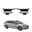 GrizzGlass HeavyDuty Black Door Sill Protective Film Opel Astra J Kombi 5D (2012-2015) [4in1]