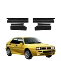 GrizzGlass HeavyDuty Black Door Sill Protective Film Lancia Delta Integrale (1992-1994) [8in1]