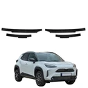 GrizzGlass HeavyDuty Black Door Sill Protective Film Toyota Yaris Cross (2021-2026) [4in1]