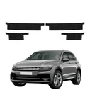 GrizzGlass HeavyDuty Black Door Sill Protective Film Volkswagen Tiguan 2 (2016-2020) [4in1]