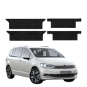 GrizzGlass HeavyDuty Black Door Sill Protective Film Volkswagen Touran (2024-2026) [4in1]