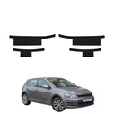 GrizzGlass HeavyDuty Black Door Sill Protective Film Volkswagen Golf 7 Hatchback 5D (2012-2020) [4in1]