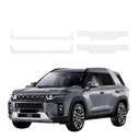 GrizzGlass HeavyDuty Black Door Sill Protective Film SsangYong Torres (2024-2026) [4in1]