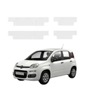 GrizzGlass HeavyDuty Clear Door Sill Protective Film Fiat Panda (2020-2026) [4in1]
