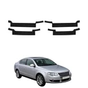 GrizzGlass HeavyDuty Black Door Sill Protective Film Volkswagen Passat B6 Sedan (2005-2010) [4in1]