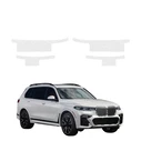 GrizzGlass HeavyDuty Clear Door Sill Protective Film BMW X7 G07 (2018-2022) [4in1]