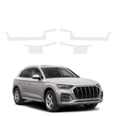 GrizzGlass HeavyDuty Clear Door Sill Protective Film Audi Q5 (2020-2025) [4in1]