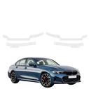 GrizzGlass HeavyDuty Clear Door Sill Protective Film BMW 3 Sedan (2025-2026) [4in1]