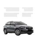 GrizzGlass HeavyDuty Clear Door Sill Protective Film Skoda Karoq Facelift (2022-2026) [4in1]