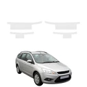 GrizzGlass HeavyDuty Clear Door Sill Protective Film Ford Focus Mk2 Kombi Facelifting (2007-2011) [4in1]