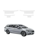 GrizzGlass HeavyDuty Clear Door Sill Protective Film Opel Astra J Kombi 5D (2012-2015) [4in1]
