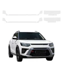 GrizzGlass HeavyDuty Clear Door Sill Protective Film SsangYong Tivoli (2023-2026) [4in1]