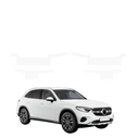 GrizzGlass HeavyDuty Clear Door Sill Protective Film Mercedes GLC Wagon (2025-2026) [4in1]