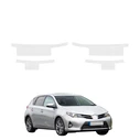 GrizzGlass HeavyDuty Clear Door Sill Protective Film Toyota Auris (2012-2015) [4in1]