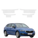 GrizzGlass HeavyDuty Clear Door Sill Protective Film Skoda Scala (2019-2023) [4in1]