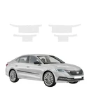 GrizzGlass HeavyDuty Clear Door Sill Protective Film Skoda Octavia 4 Hatchback (2019-2024) [4in1]