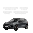 GrizzGlass HeavyDuty White Door Sill Protective Film Cupra Ateca (2020-2026) [4in1]