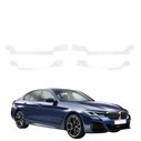 GrizzGlass HeavyDuty White Door Sill Protective Film BMW 5 G30 Sedan (2023-2026) [4in1]