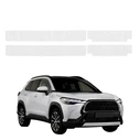 GrizzGlass HeavyDuty Clear Door Sill Protective Film Toyota Corolla Cross (2022-2026) [4in1]