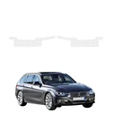 GrizzGlass HeavyDuty White Door Sill Protective Film BMW 3 F31 Kombi Pre-LCI (2011-2015) [2in1]