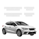 GrizzGlass HeavyDuty Clear Door Sill Protective Film Seat Ibiza (2021-2026) [4in1]