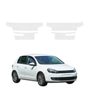 GrizzGlass HeavyDuty Clear Door Sill Protective Film Volkswagen Golf 6 Hatchback 5D (2008-2013) [4in1]