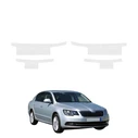 GrizzGlass HeavyDuty Clear Door Sill Protective Film Skoda Superb 2 Facelifting (2013-2015) [4in1]