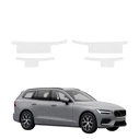 GrizzGlass HeavyDuty Clear Door Sill Protective Film Volvo V60 (2026) [4in1]