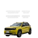 GrizzGlass HeavyDuty White Door Sill Protective Film Fiat Grande Panda (2025-2026) [4in1]