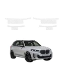 GrizzGlass HeavyDuty White Door Sill Protective Film BMW X5 G05 (2023-2026) [4in1]