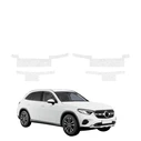 GrizzGlass HeavyDuty White Door Sill Protective Film Mercedes GLC Wagon (2025-2026) [4in1]