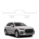 GrizzGlass HeavyDuty White Door Sill Protective Film Audi Q5 (2020-2025) [4in1]