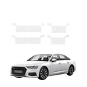 GrizzGlass HeavyDuty White Door Sill Protective Film Audi A6 C8 Sedan (2018-2023) [4in1]