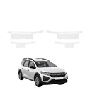 GrizzGlass HeavyDuty White Door Sill Protective Film Dacia Jogger (2022-2026) [4in1]