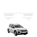 GrizzGlass HeavyDuty White Door Sill Without Cutouts Protective Film Dacia Jogger (2022-2026) [4in1]