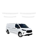 GrizzGlass HeavyDuty White Door Sill Protective Film Ford Custom (2023-2026) [4in1]