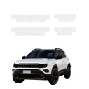 GrizzGlass HeavyDuty White Door Sill Protective Film Jeep Avenger (2023-2026) [4in1]