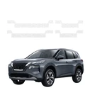 GrizzGlass HeavyDuty White Door Sill Protective Film Nissan X-Trail Facelift (2024-2026) [4in1]
