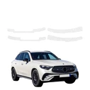 GrizzGlass HeavyDuty White Door Sill Protective Film Mercedes-Benz GLC C254 (2023-2026) [4in1]