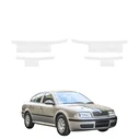 GrizzGlass HeavyDuty White Door Sill Protective Film Skoda Octavia (1996-2010) [4in1]