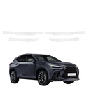 GrizzGlass HeavyDuty White Door Sill Protective Film Lexus NX 350h (2021-2023) [4in1]