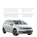 GrizzGlass HeavyDuty White Door Sill Protective Film Volkswagen Touran (2024-2026) [4in1]