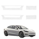 GrizzGlass HeavyDuty White Door Sill Protective Film Tesla Model 3 (2017-2020) [4in1]