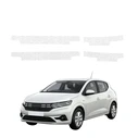 GrizzGlass HeavyDuty White Door Sill Protective Film Dacia Sandero (2020-2026) [4in1]