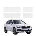GrizzGlass HeavyDuty White Door Sill Protective Film Skoda Kamiq (2019-2025) [4in1]